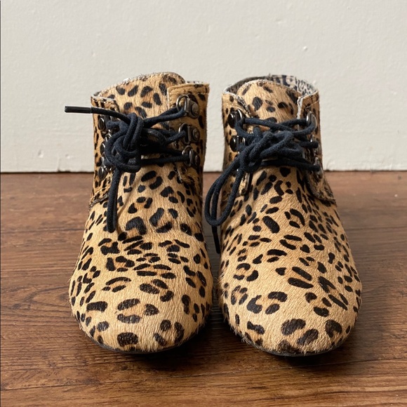 Leopard Print Heeled Bootie BOGO - Picture 3 of 3